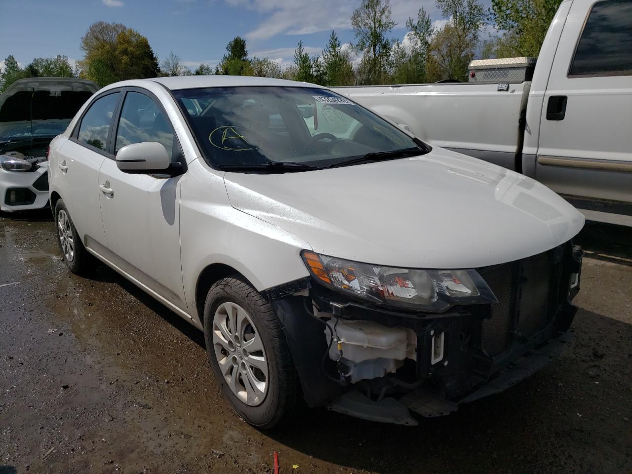 KIA FORTE EX 2012 with VIN KNAFU4A23C5519974 - Photo from auction