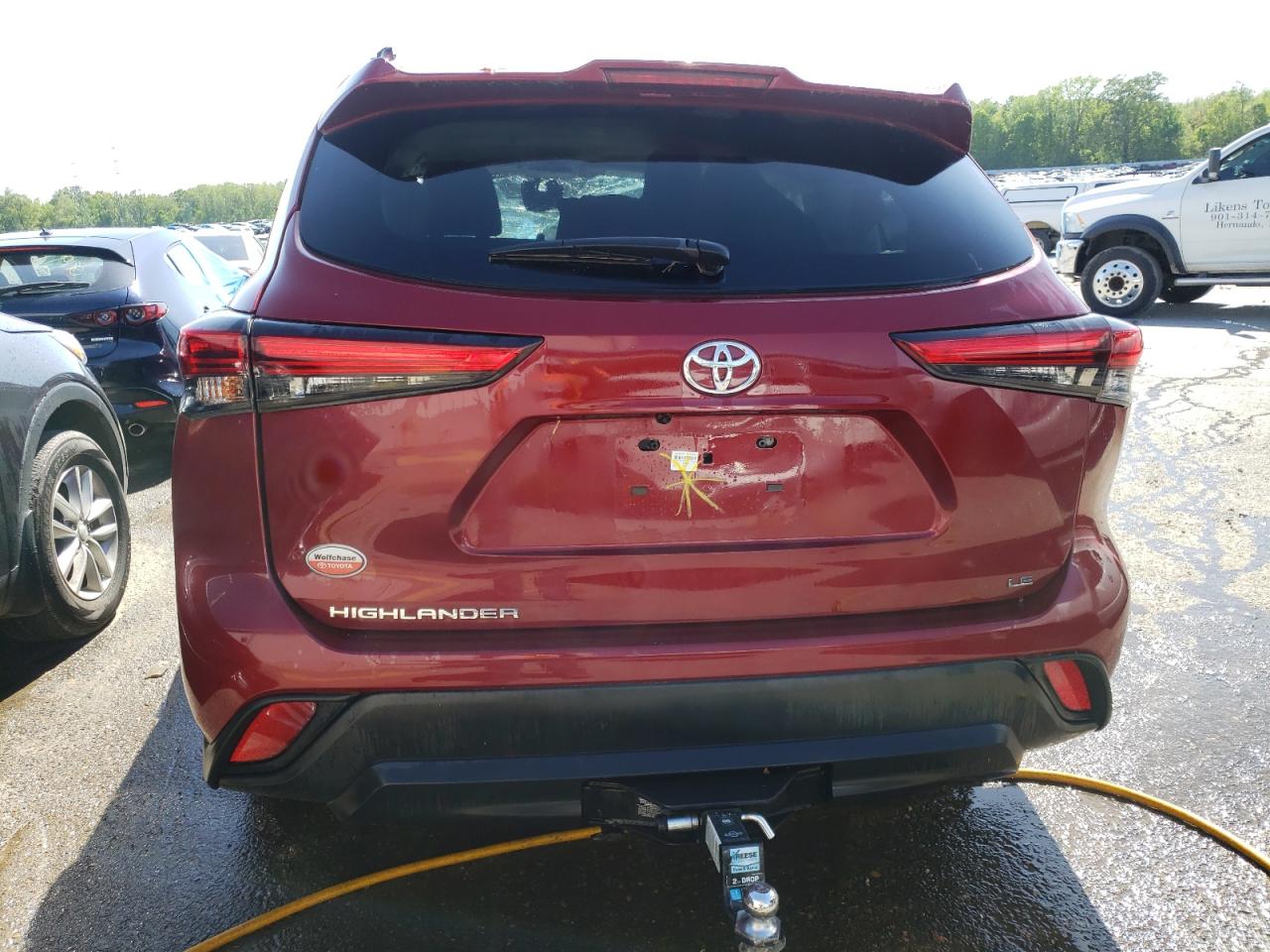 Photo 9 from auction – 2021 TOYOTA HIGHLANDER with VIN 5TDZZRAHXMS528721