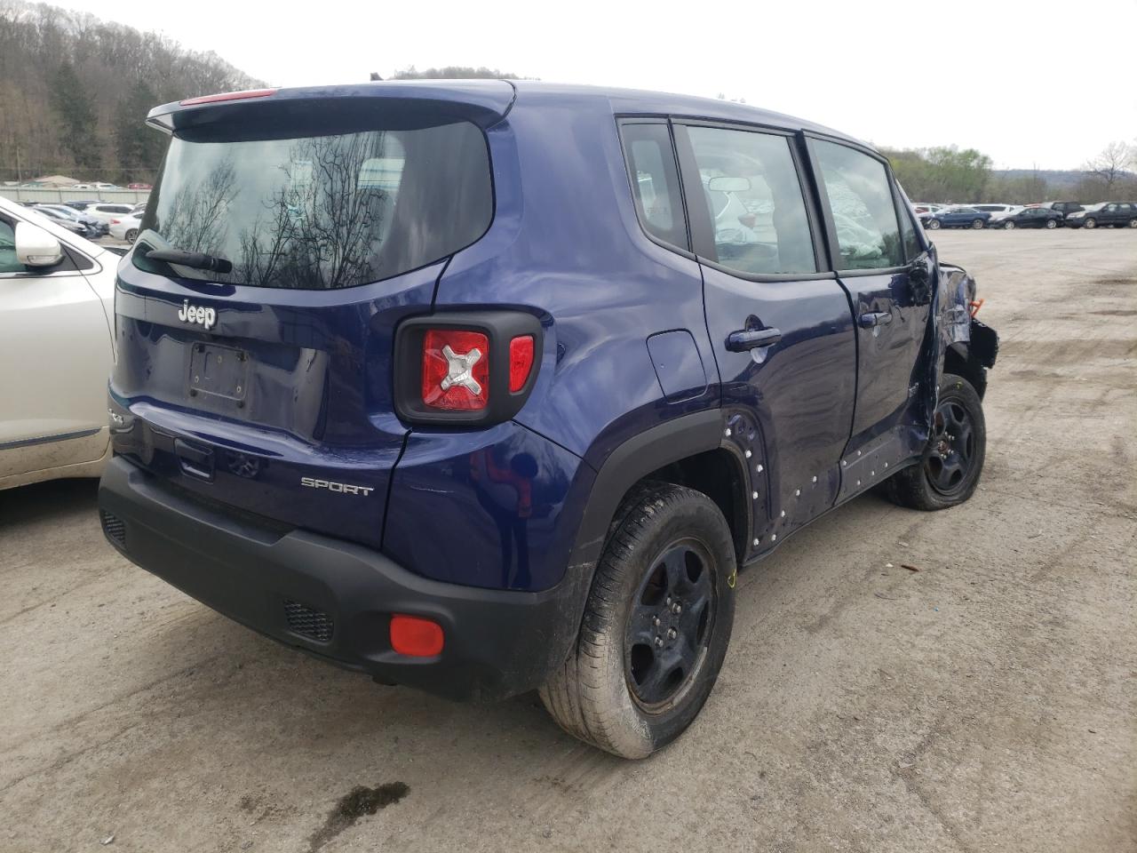 Photo 4 from auction – 2018 JEEP RENEGADE S with VIN ZACCJBAB1JPJ11218