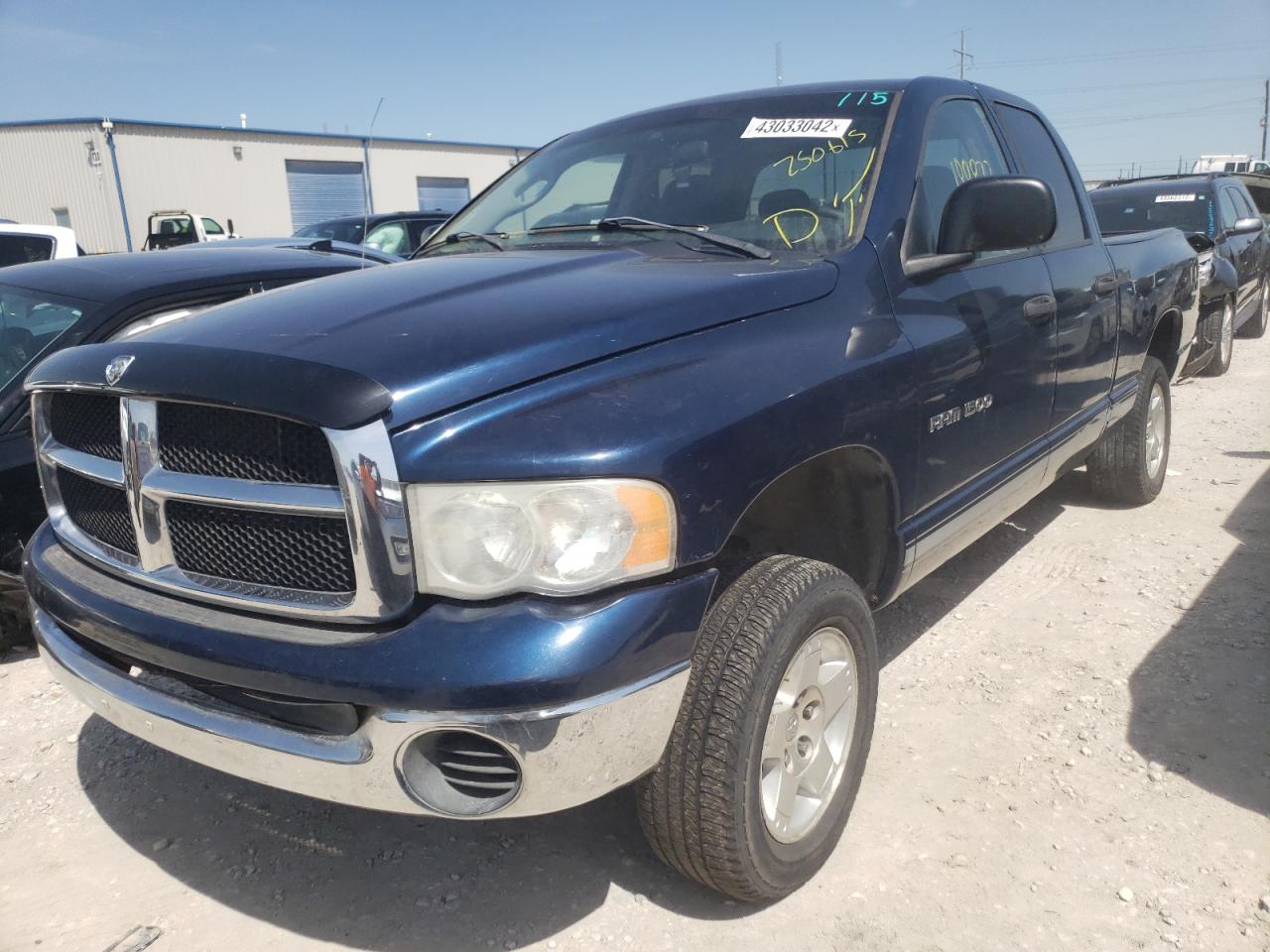 Photo 2 from auction – 2005 DODGE RAM 1500 S with VIN 1D7HU18N45S250615