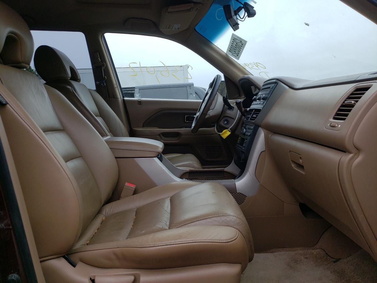 Photo 5 from auction – 2008 HONDA PILOT EXL with VIN 5FNYF18558B043947