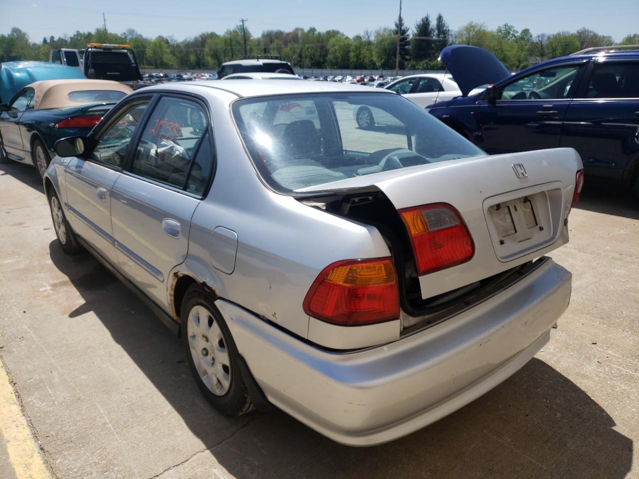 Photo 3 from auction – 2000 HONDA CIVIC BASE with VIN 2HGEJ6610YH578386