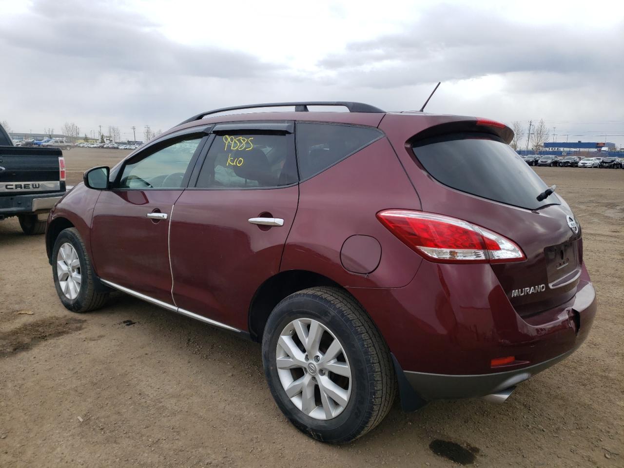 Photo 3 from auction – 2012 NISSAN MURANO S with VIN JN8AZ1MW2CW222897