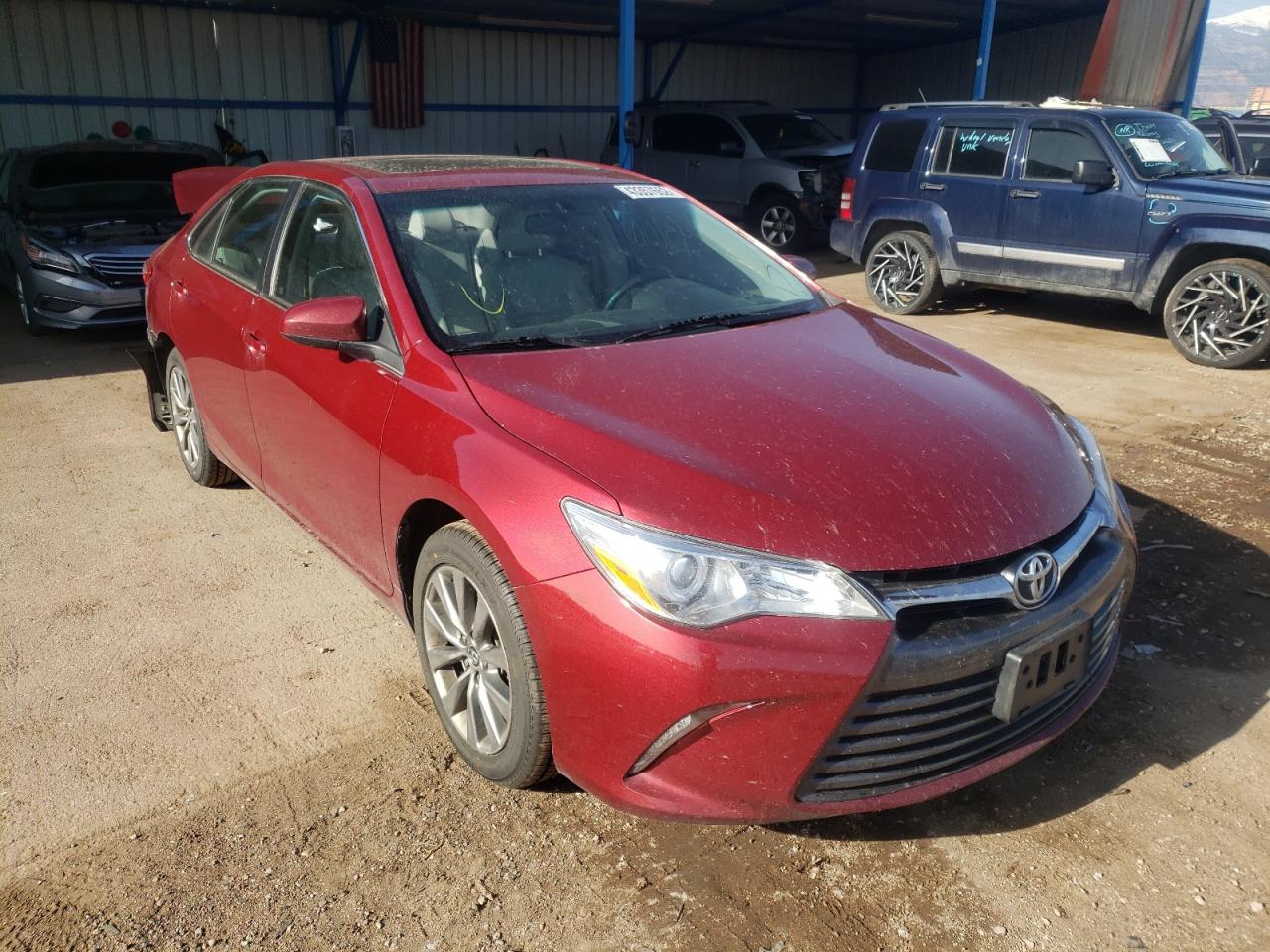 TOYOTA CAMRY LE 2015 with VIN 4T1BF1FK7FU897384 - Photo from auction