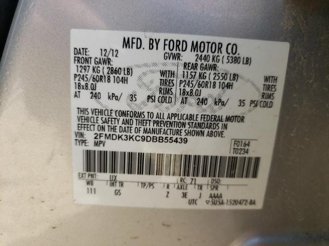 Photo 10 from auction – 2013 FORD EDGE LIMIT with VIN 2FMDK3KC9DBB55439