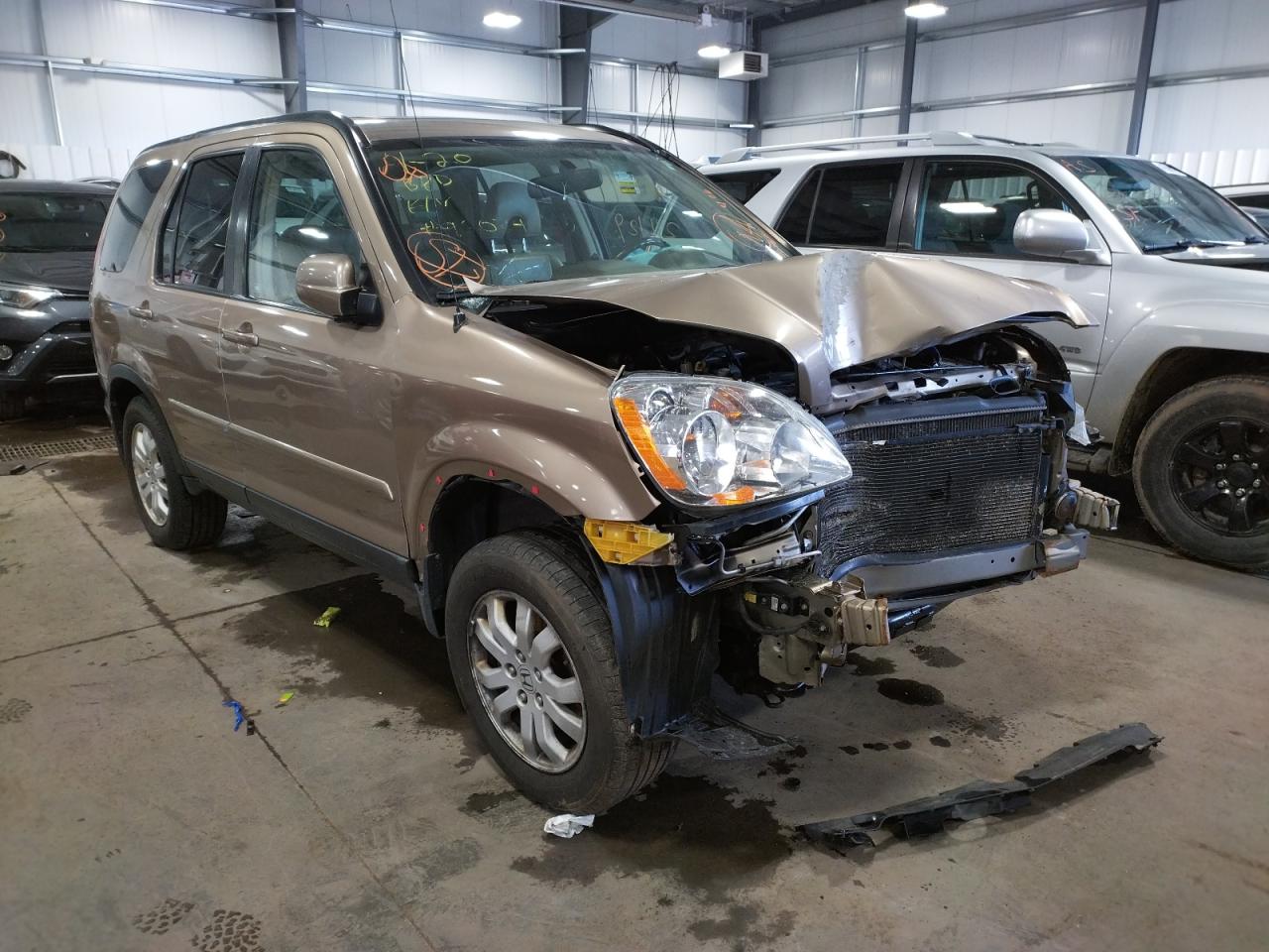 HONDA CR-V SE 2005 with VIN JHLRD78955C031017 - Photo from auction