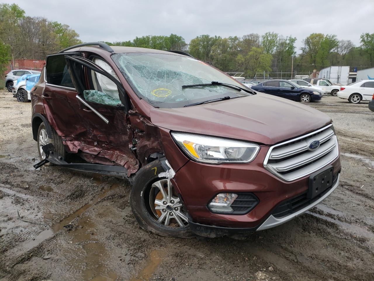 Photo 1 from auction – 2018 FORD ESCAPE SE with VIN 1FMCU0GD4JUA79835