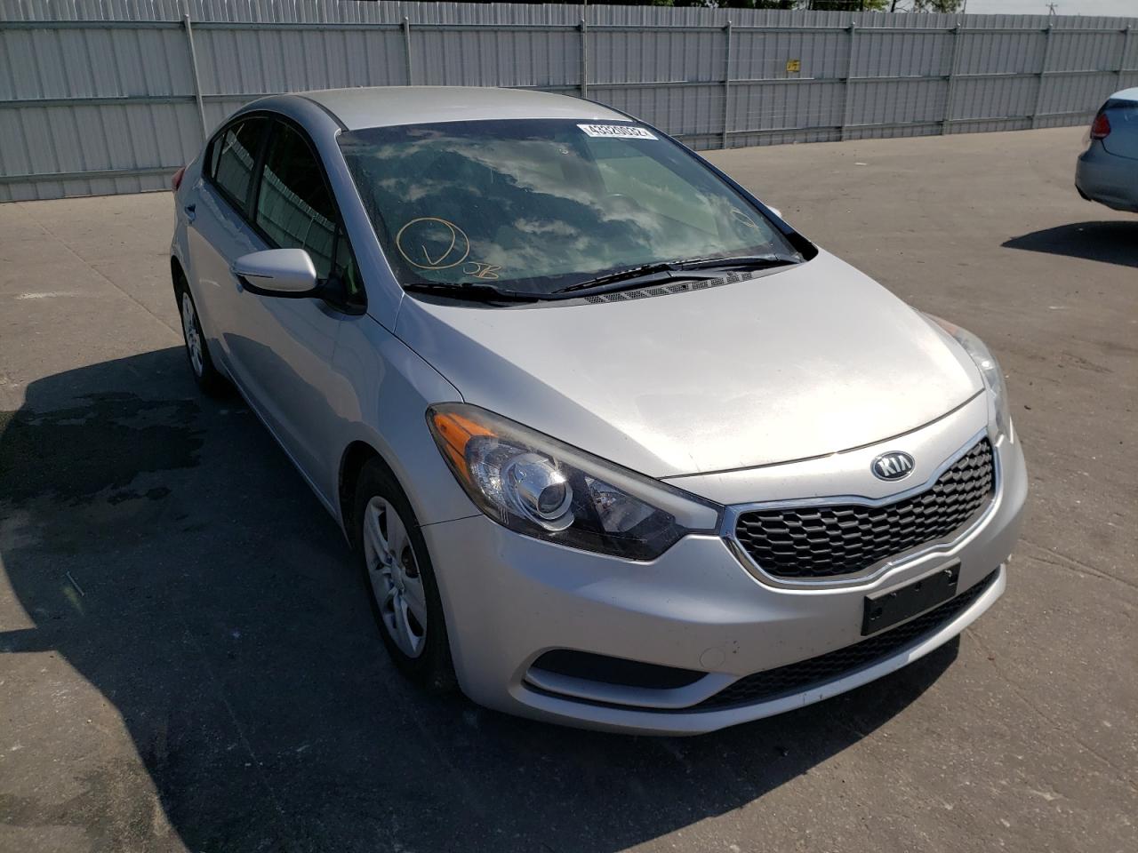 Photo 1 from auction – 2016 KIA FORTE LX with VIN KNAFX4A61G5539561