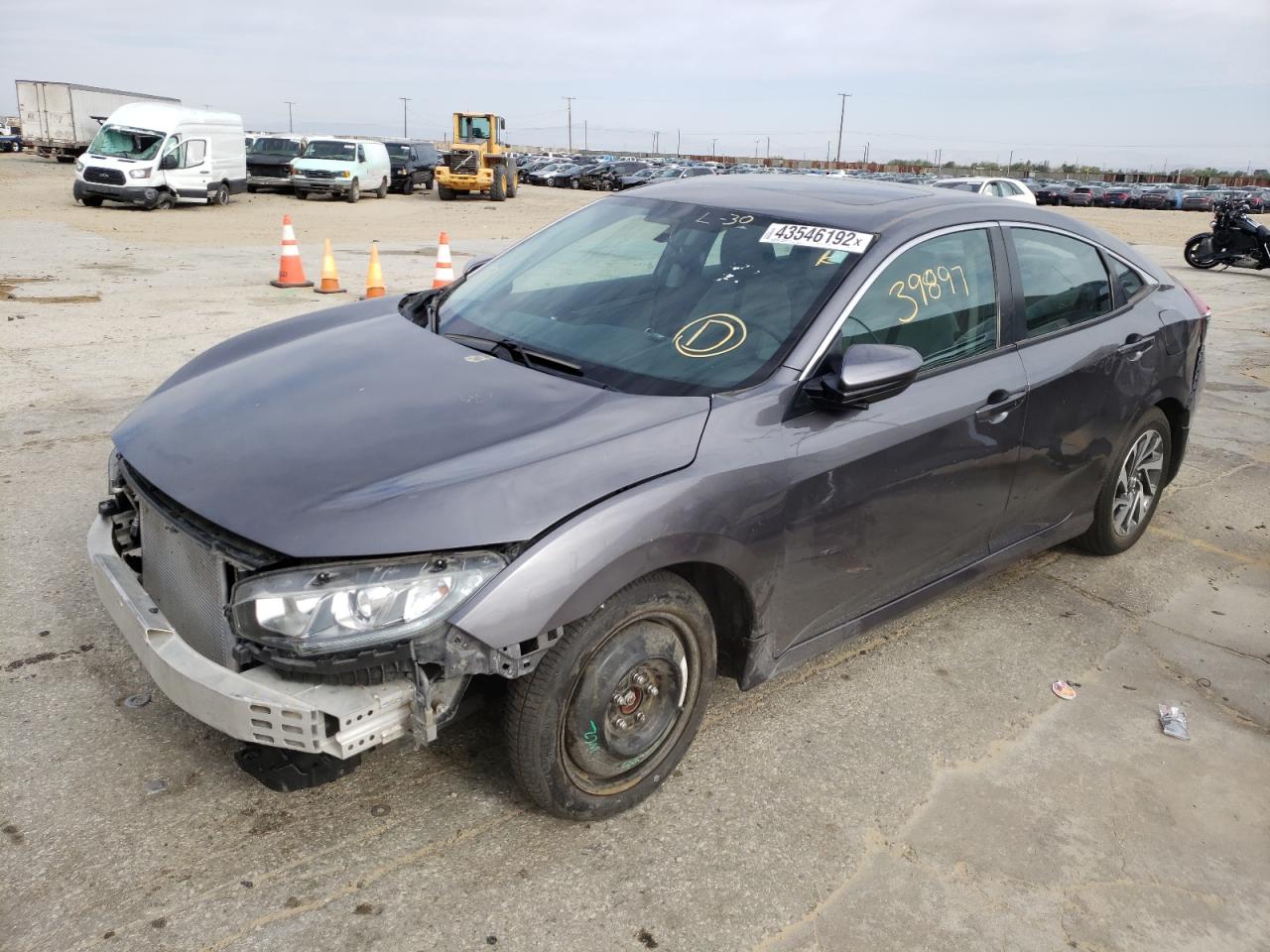 Photo 2 from auction – 2018 HONDA CIVIC EX with VIN 2HGFC2F77JH537416