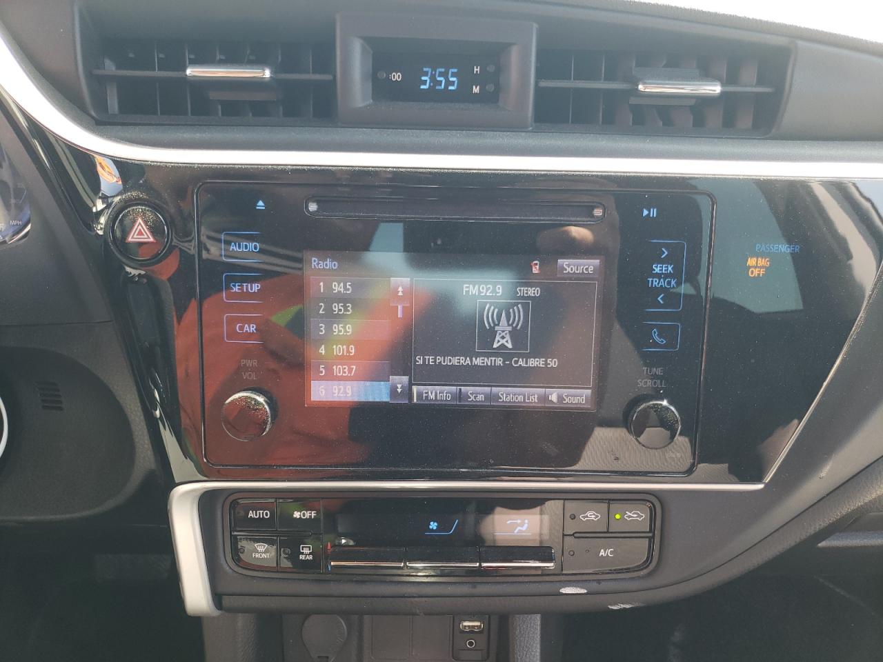 Photo 9 from auction – 2019 TOYOTA COROLLA L with VIN 5YFBURHE3KP894974