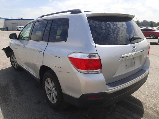 Photo 3 from auction – 2012 TOYOTA HIGHLANDER with VIN 5TDZK3EH7CS082165