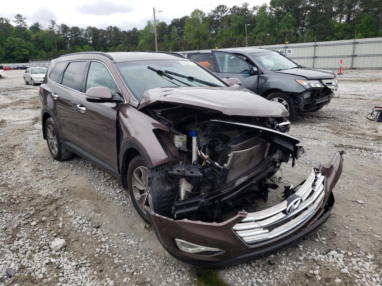 HYUNDAI SANTA FE 2014 with VIN KM8SNDHF3EU040241 - Photo from auction