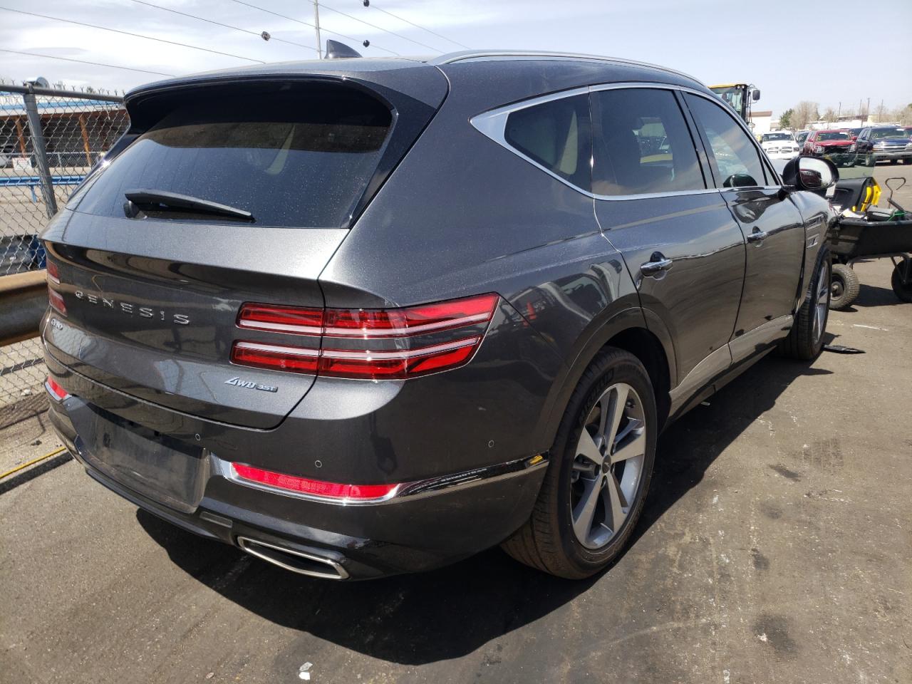 Photo 4 from auction – 2021 GENESIS GV80 BASE with VIN KMUHCESC7MU063140