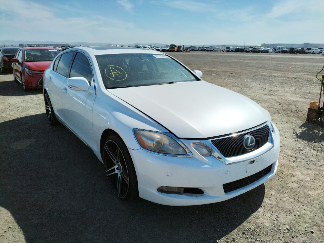 LEXUS GS 450H 2008 with VIN JTHBC96S285013181 - Photo from auction