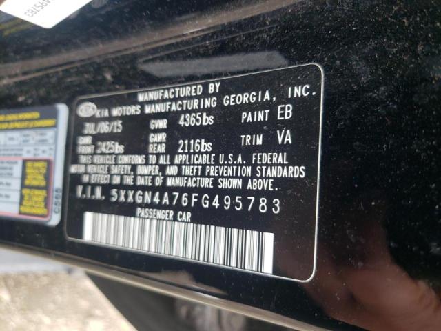 Photo 10 from auction – 2015 KIA OPTIMA EX with VIN 5XXGN4A76FG495783