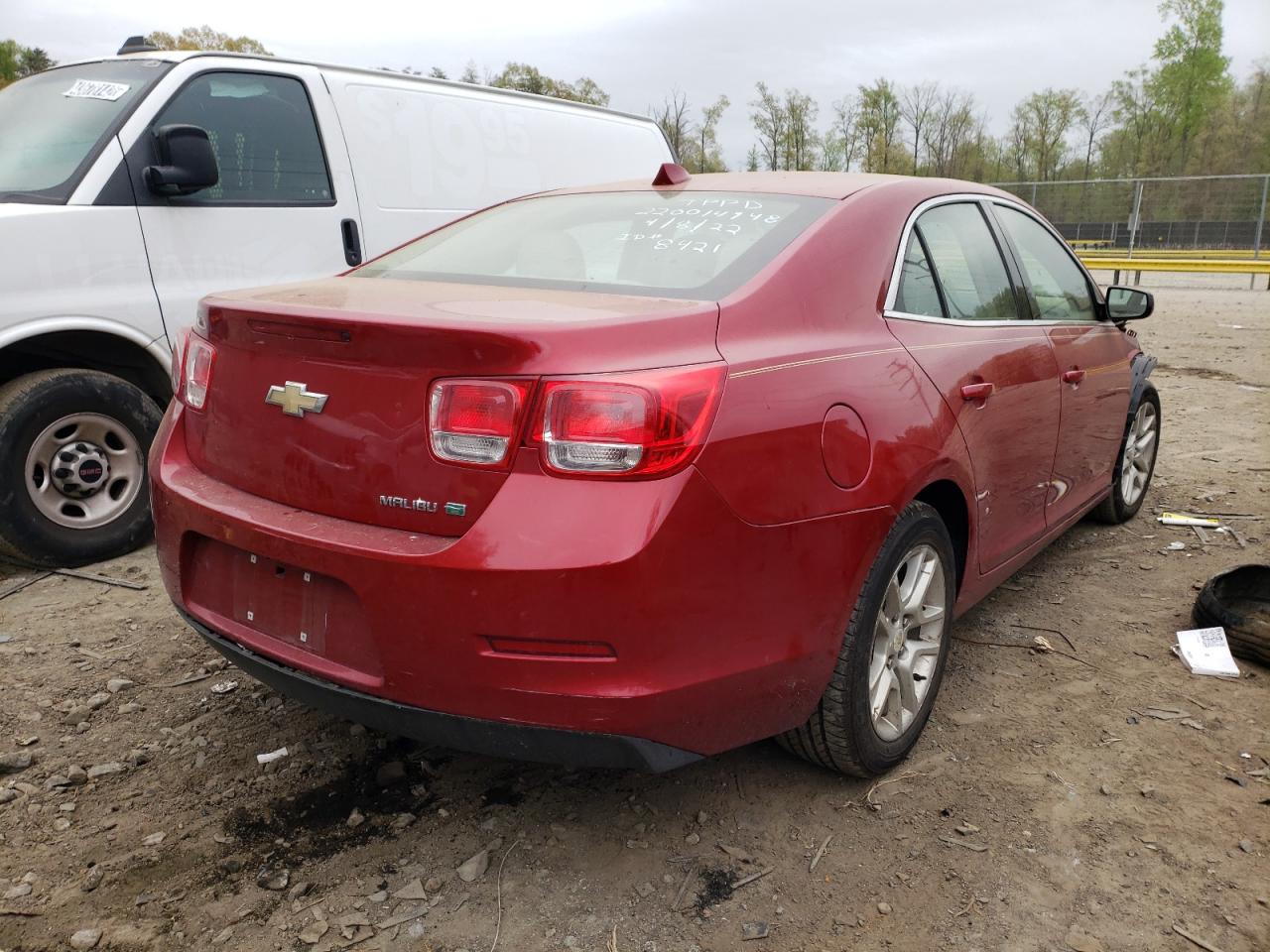 Photo 4 from auction – 2013 CHEVROLET MALIBU 2LT with VIN 1G11F5RR2DF123649