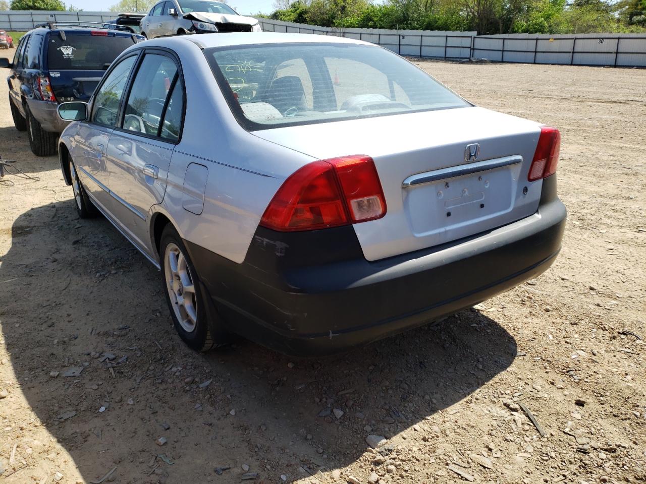Photo 3 from auction – 2002 HONDA CIVIC EX with VIN 1HGES25792L073288