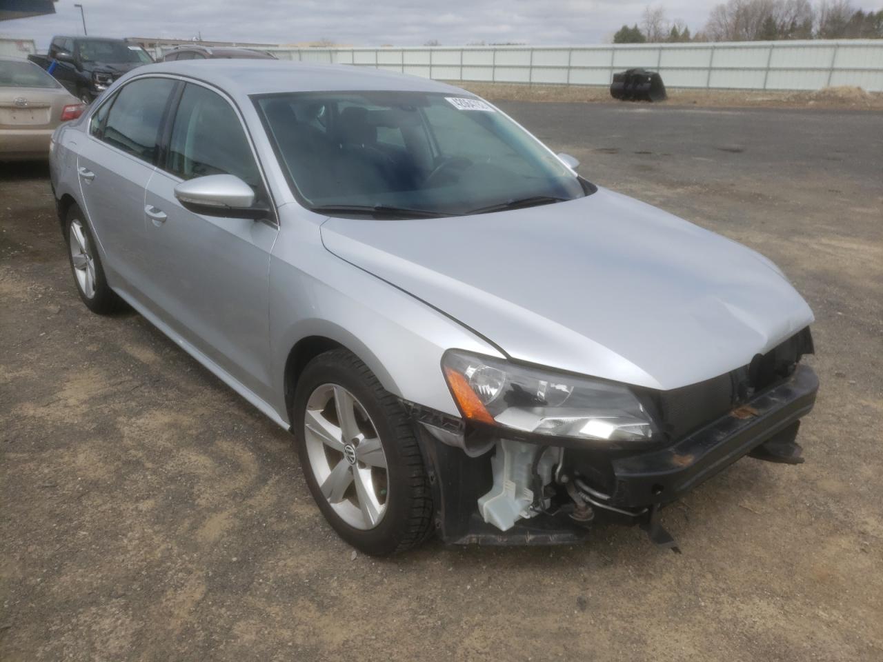 VOLKSWAGEN PASSAT SE 2012 with VIN 1VWBP7A39CC021757 - Photo from auction