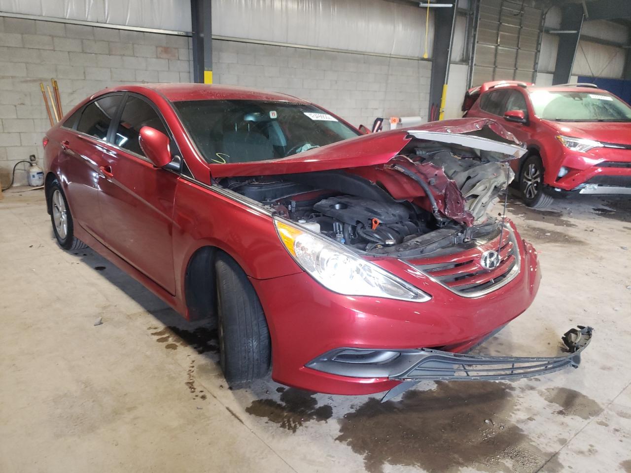 HYUNDAI SONATA GLS 2014 with VIN 5NPEB4AC6EH818066 - Photo from auction