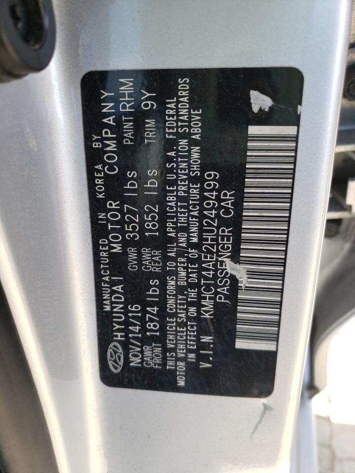 Photo 10 from auction – 2017 HYUNDAI ACCENT SE with VIN KMHCT4AE2HU249499