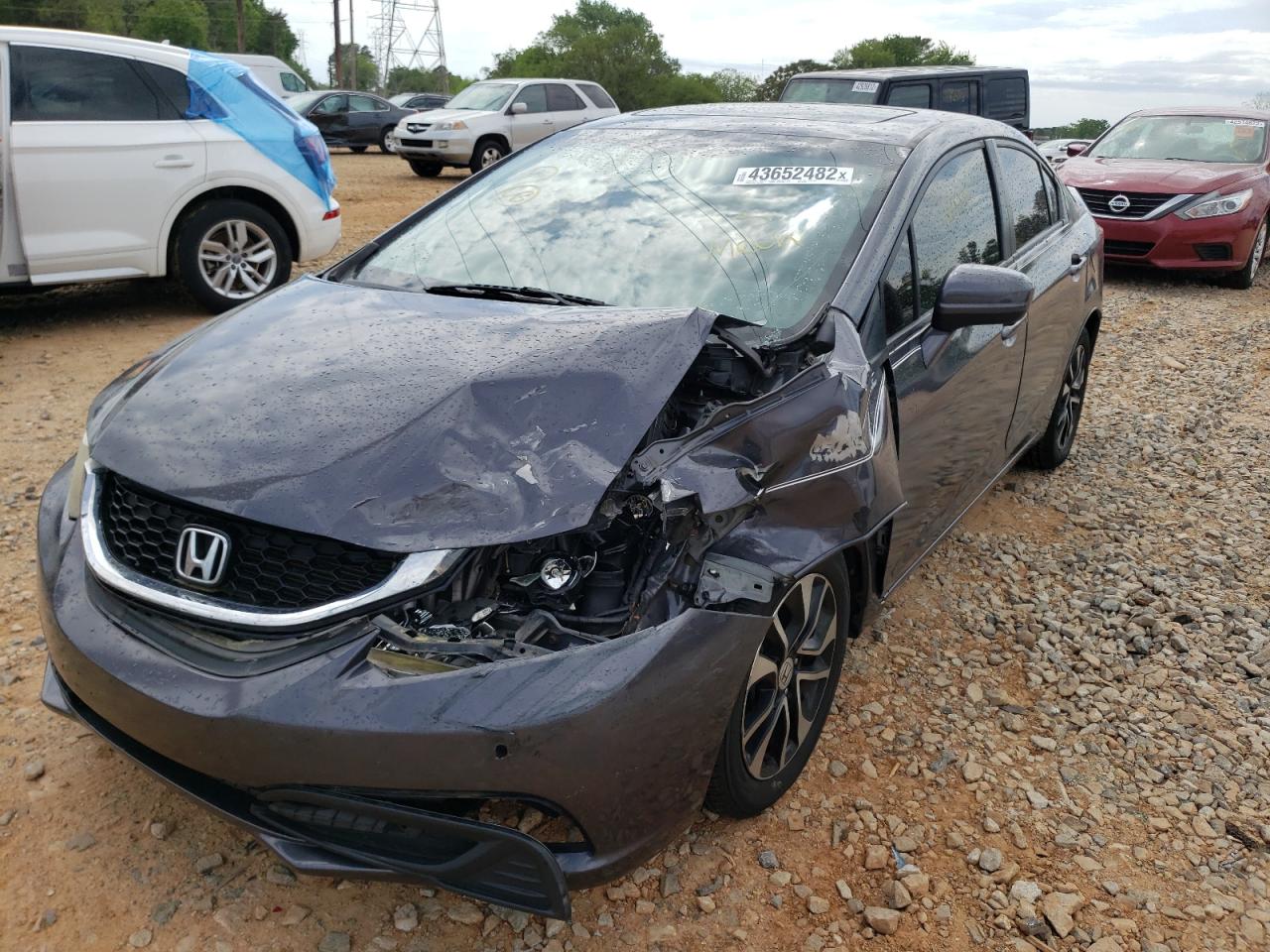 Photo 2 from auction – 2014 HONDA CIVIC EX with VIN 19XFB2F89EE055574