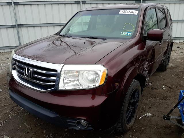 Photo 2 from auction – 2013 HONDA PILOT EXL with VIN 5FNYF4H59DB028721