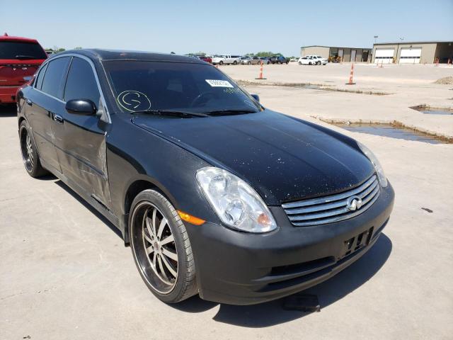 INFINITI G35 2003 with VIN JNKCV51E63M329139 - Photo from auction