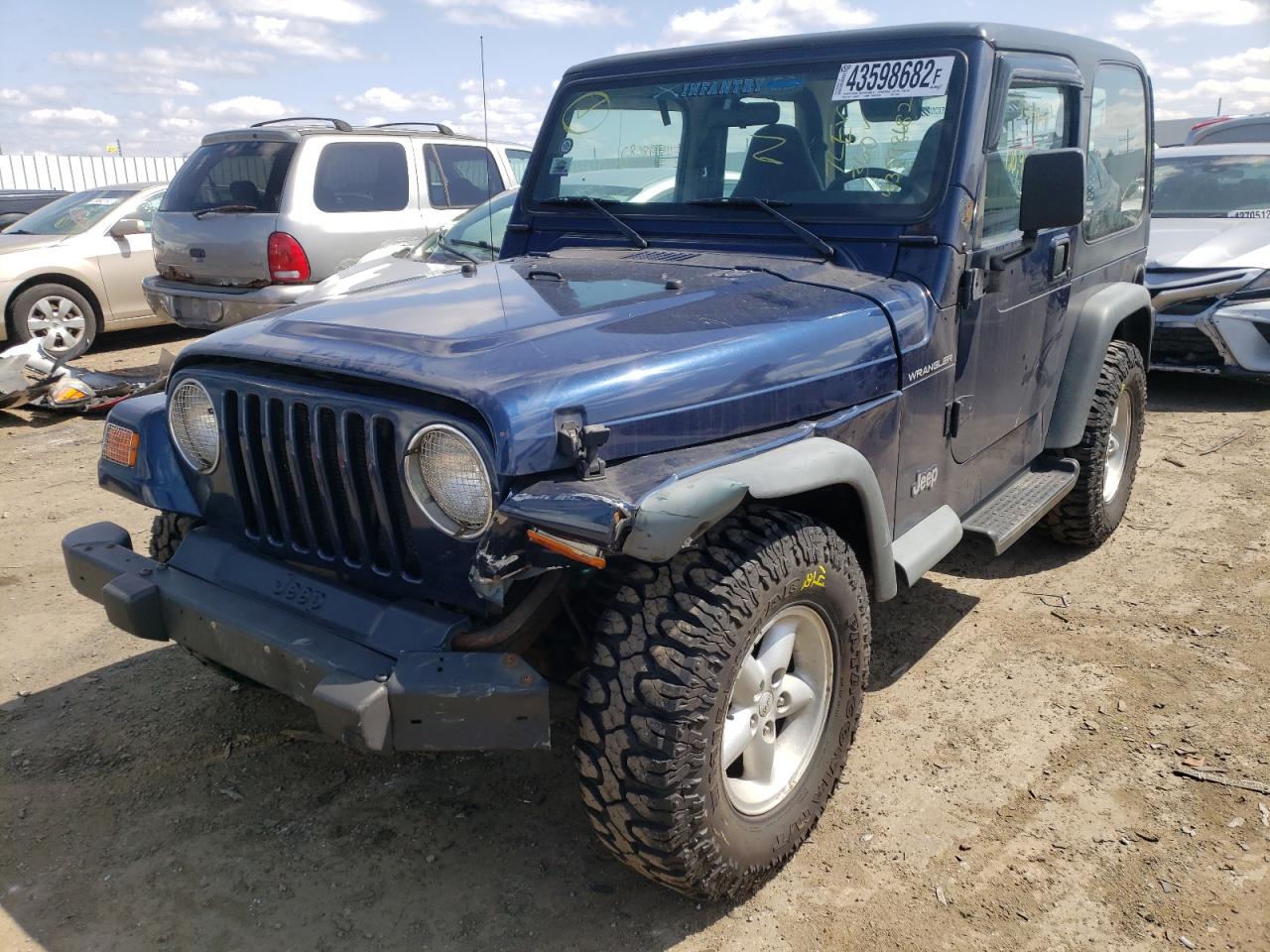 Photo 2 from auction – 2000 JEEP WRANGLER / with VIN 1J4FA29P7YP739947