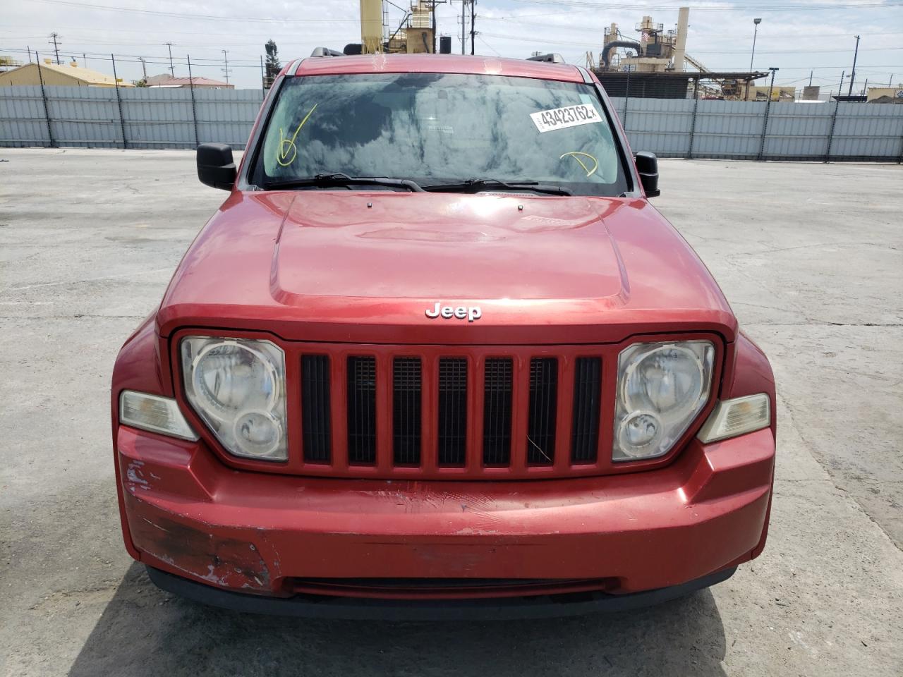 Photo 9 from auction – 2008 JEEP LIBERTY SP with VIN 1J8GN28K58W248666