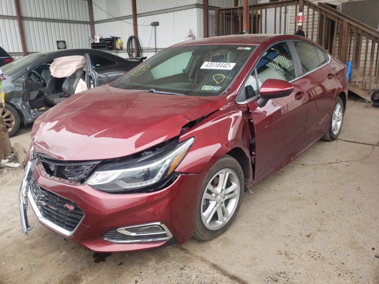 Photo 2 from auction – 2016 CHEVROLET CRUZE LT with VIN 1G1BE5SM4G7304577