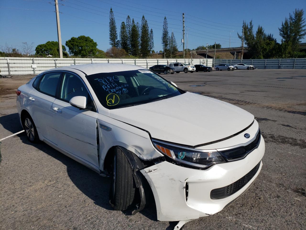 Photo 1 from auction – 2018 KIA OPTIMA HYB with VIN KNAGT4LE8J5021216