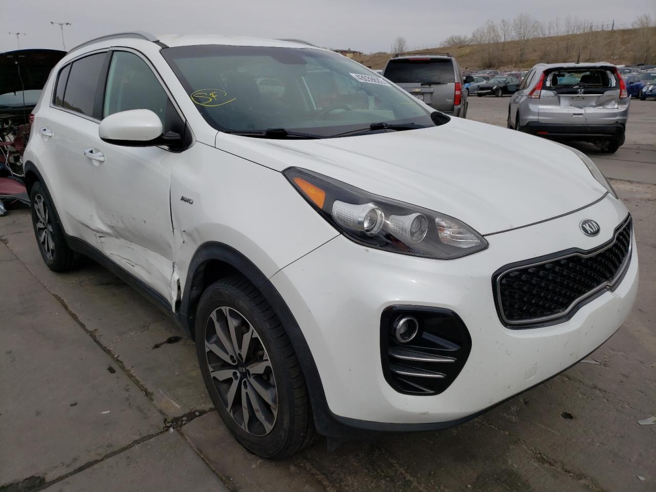 KIA SPORTAGE E 2017 with VIN KNDPNCAC2H7077207 - Photo from auction