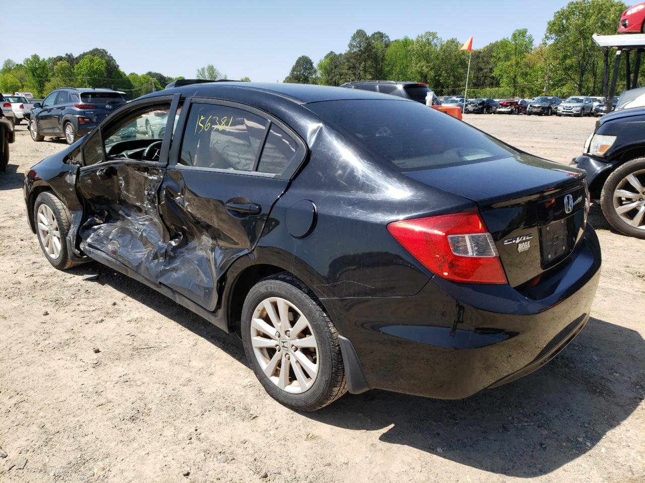 Photo 3 from auction – 2012 HONDA CIVIC EX with VIN 19XFB2F85CE064866