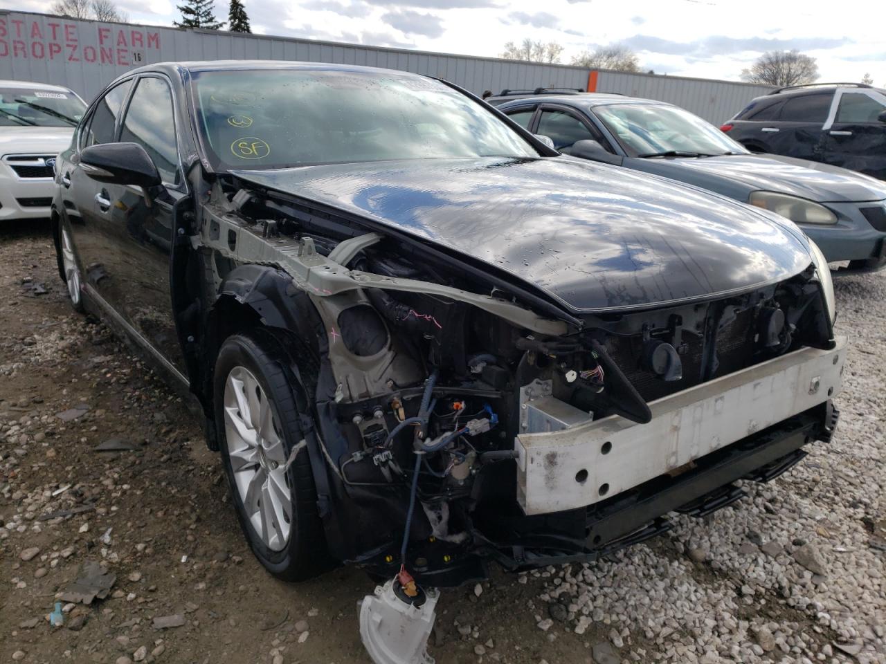 LEXUS LS 460 2010 with VIN JTHCL5EF1A5007217 - Photo from auction