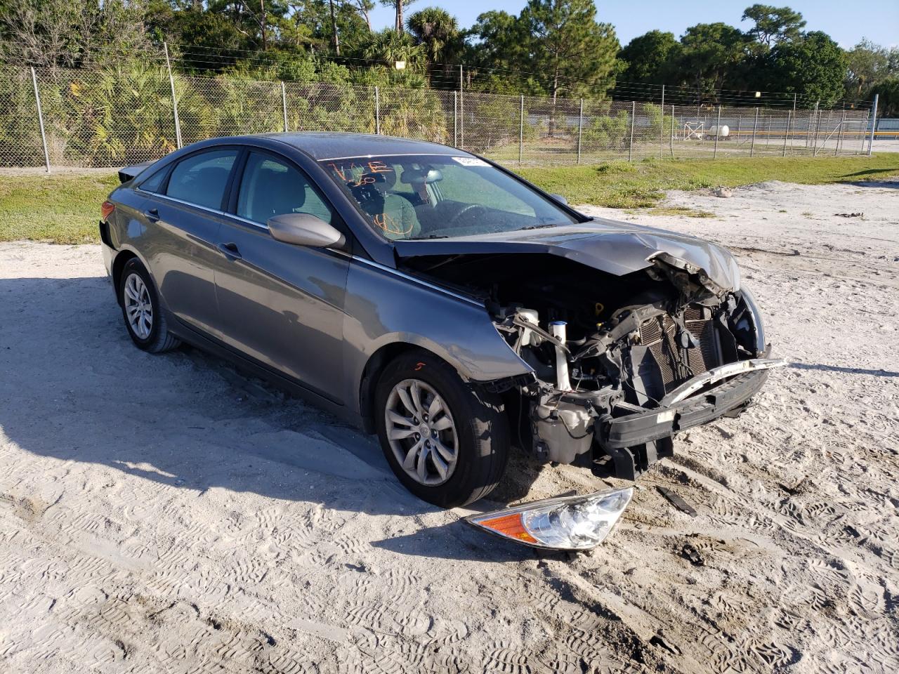 HYUNDAI SONATA GLS 2013 with VIN 5NPEB4ACXDH540285 - Photo from auction