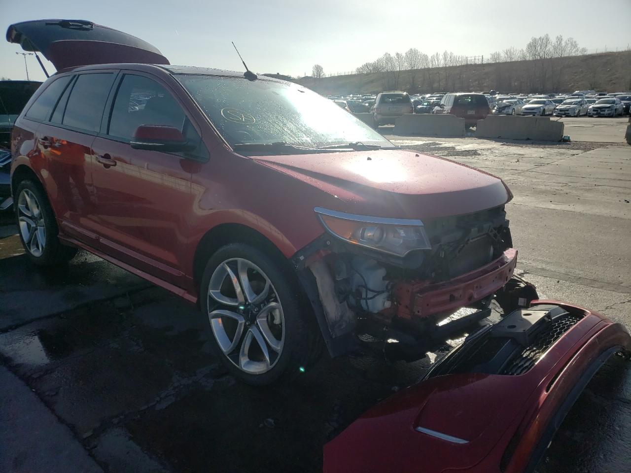 FORD EDGE SPORT 2013 with VIN 2FMDK4AK3DBC85134 - Photo from auction