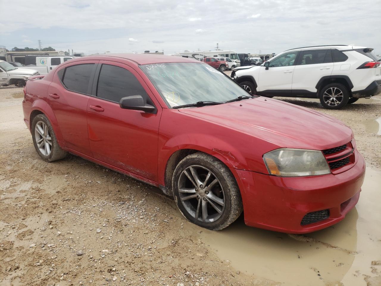 DODGE AVENGER SE 2014 with VIN 1C3CDZAB6EN174059 - Photo from auction