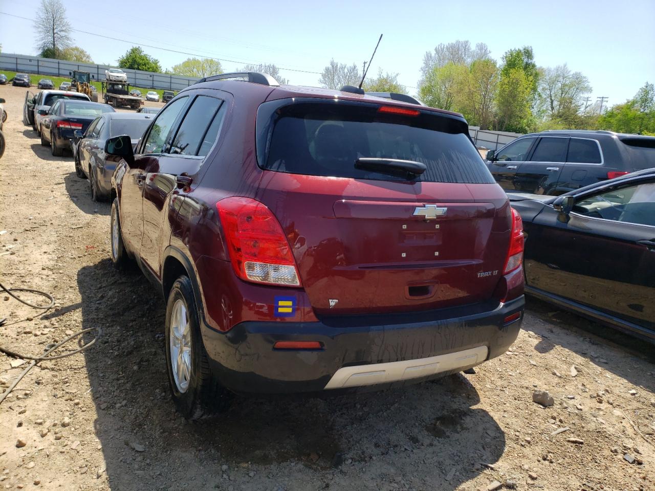 Photo 3 from auction – 2016 CHEVROLET TRAX 1LT with VIN 3GNCJLSB0GL171992