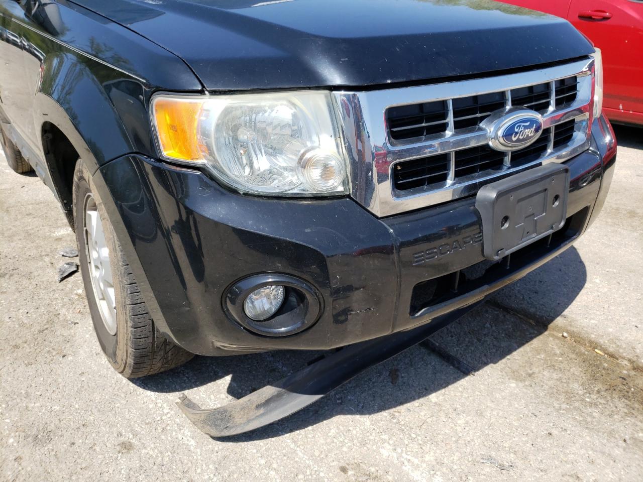 Photo 9 from auction – 2010 FORD ESCAPE XLT with VIN 1FMCU0D77AKC45727
