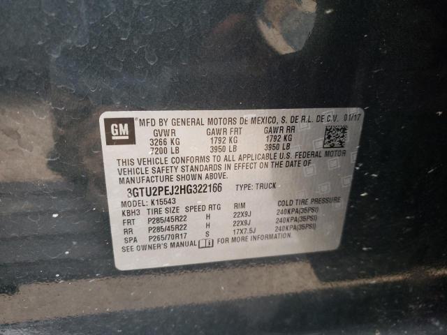 Photo 10 from auction – 2017 GMC SIERRA K15 with VIN 3GTU2PEJ2HG322166