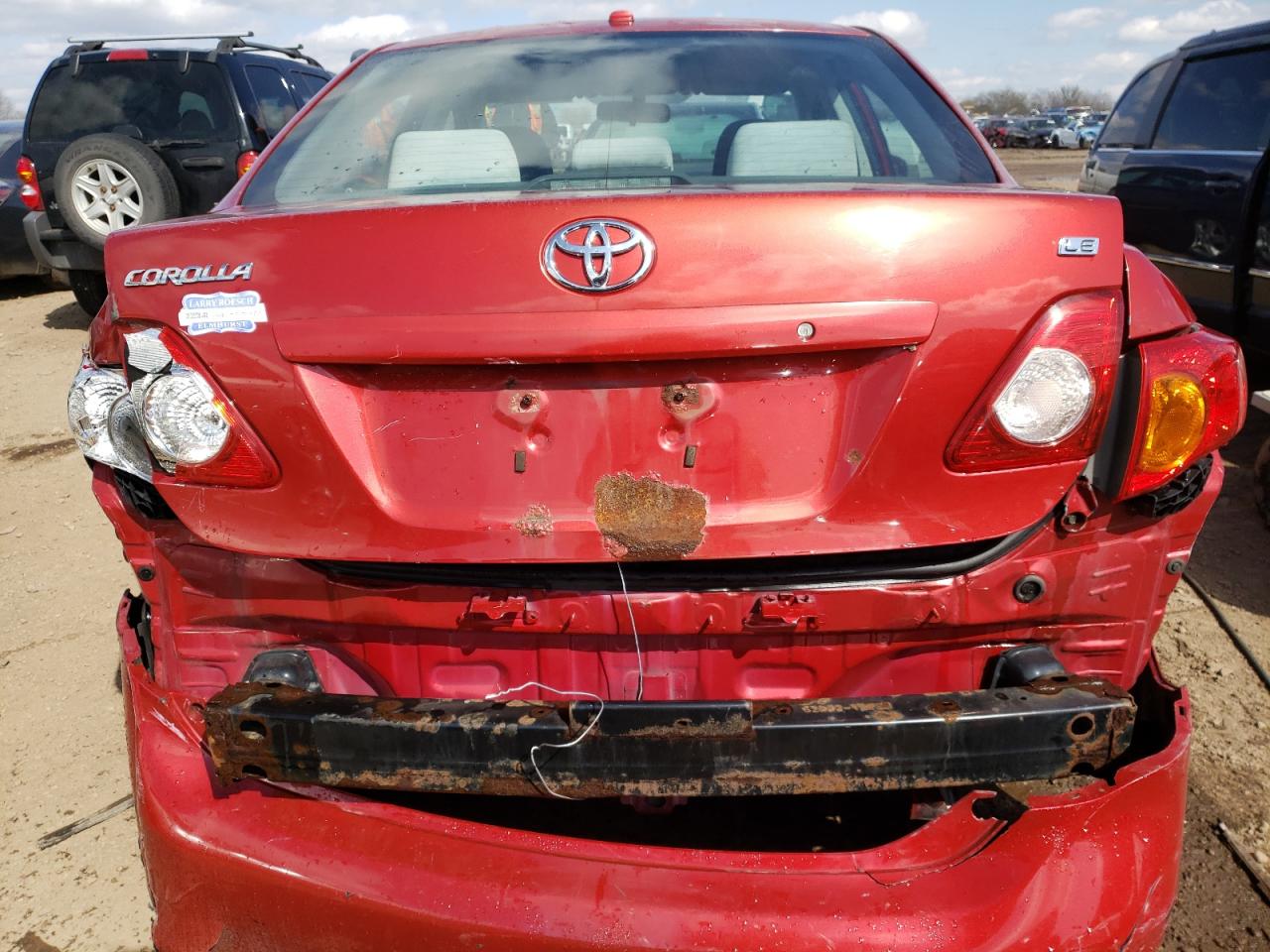 Photo 9 from auction – 2009 TOYOTA COROLLA BA with VIN JTDBL40E699066578