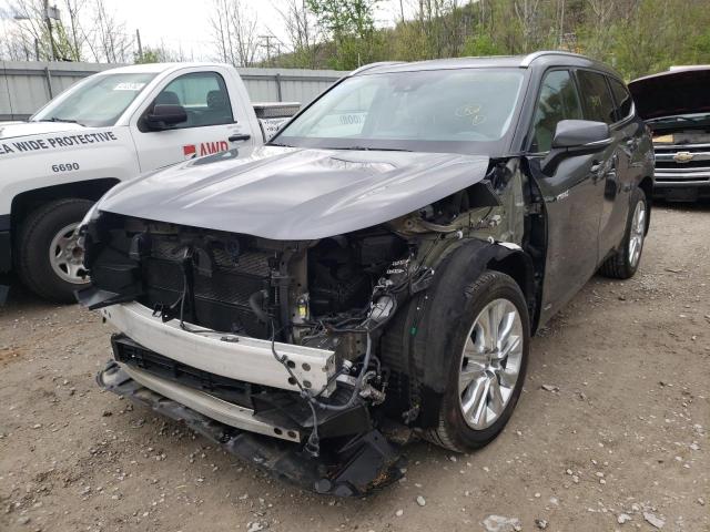 Photo 2 from auction – 2021 TOYOTA HIGHLANDER with VIN 5TDXBRCH8MS017100