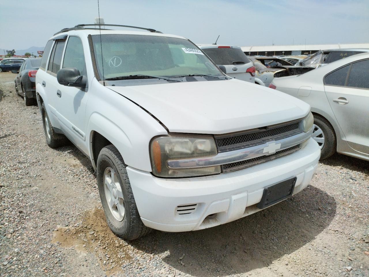 CHEVROLET TRAILBLAZE 2002 with VIN 1GNDT13S722438136 - Photo from auction