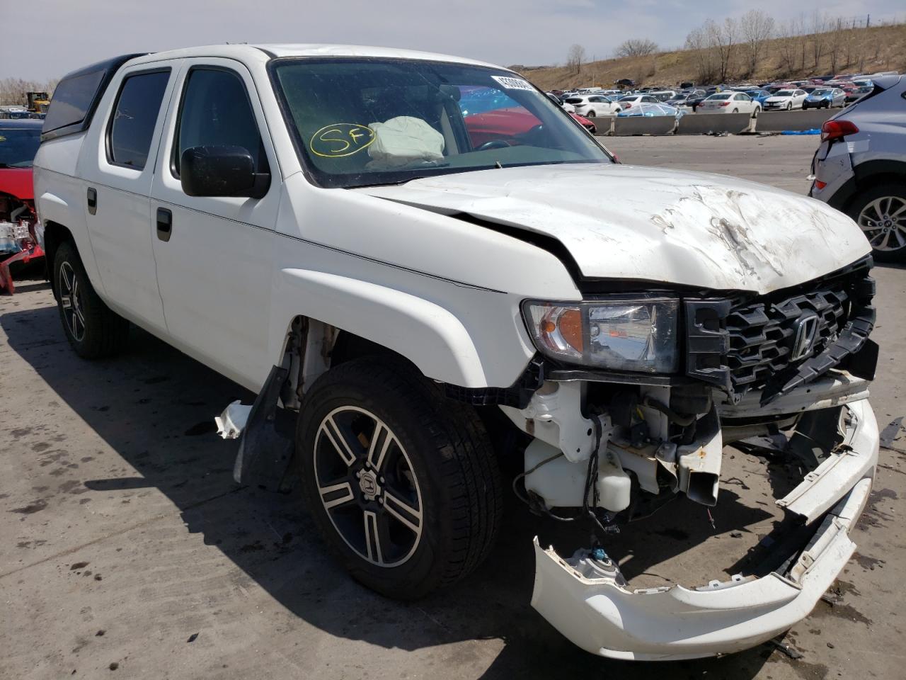 HONDA RIDGELINE 2013 with VIN 5FPYK1F78DB016775 - Photo from auction