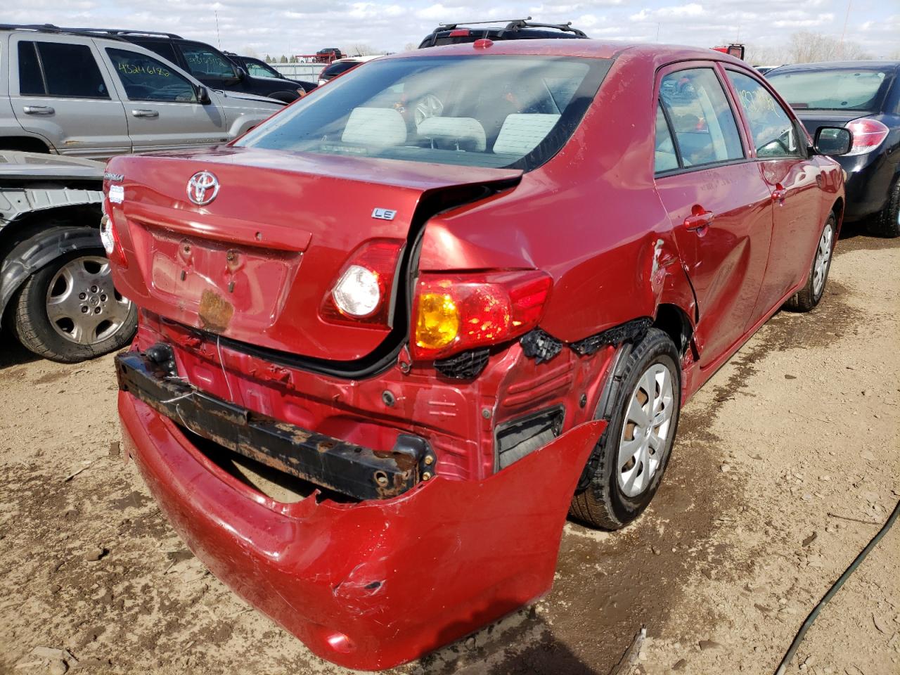 Photo 4 from auction – 2009 TOYOTA COROLLA BA with VIN JTDBL40E699066578