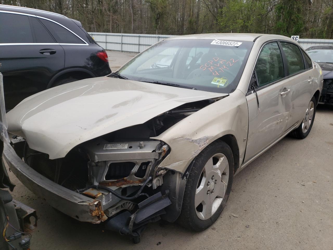 Photo 2 from auction – 2008 CHEVROLET IMPALA LS with VIN 2G1WB58N981332190