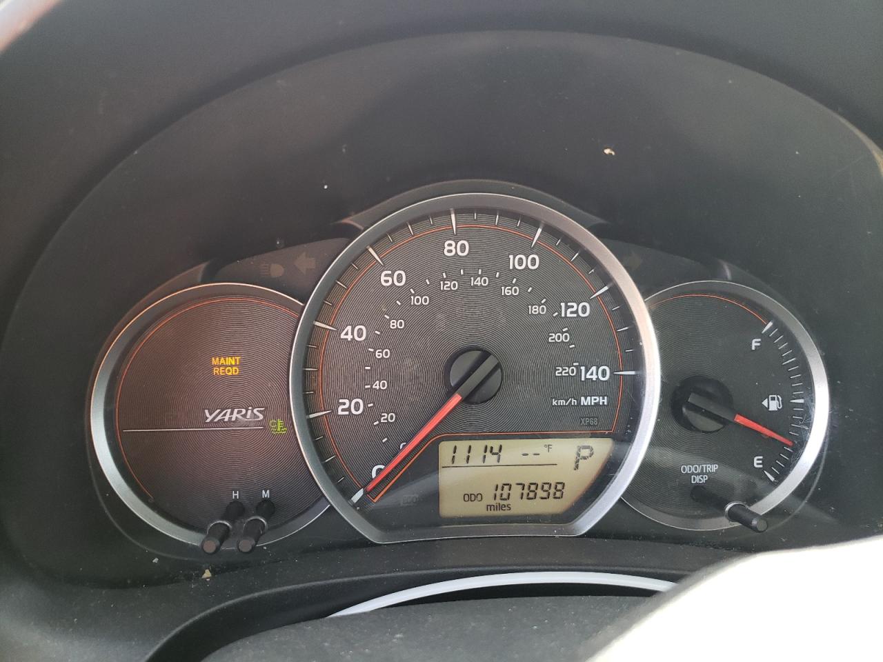 Photo 8 from auction – 2013 TOYOTA YARIS with VIN JTDKTUD37DD567123