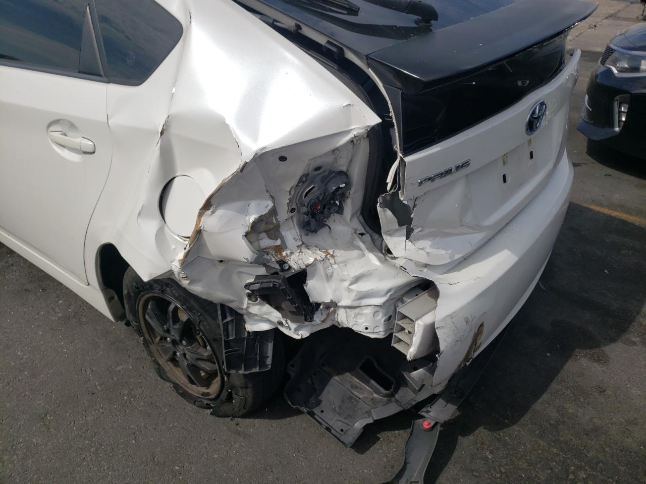 Photo 9 from auction – 2012 TOYOTA PRIUS with VIN JTDKN3DU0C5480699