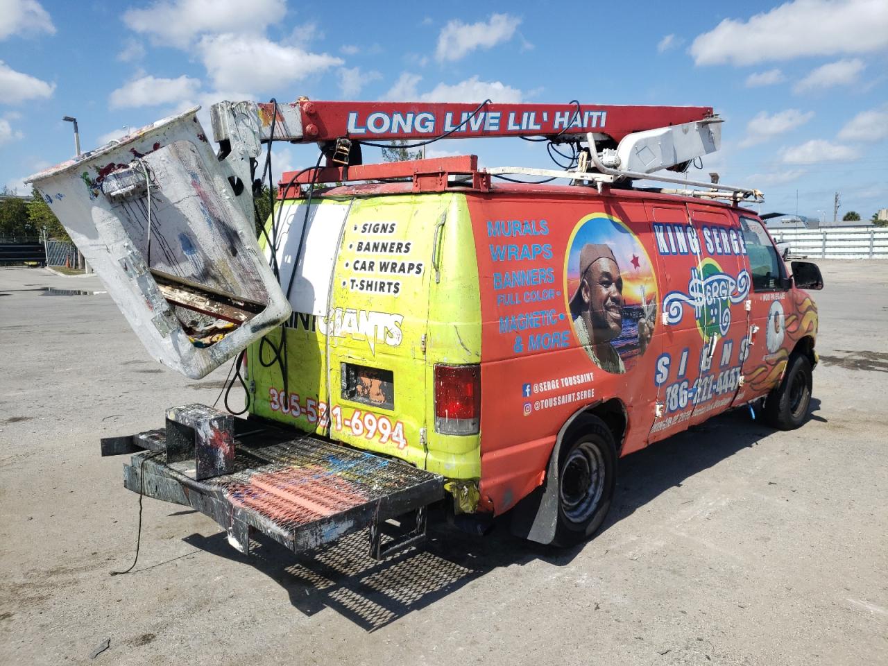 Photo 4 from auction – 1998 FORD ECONOLINE with VIN 1FTSE34L9WHB39151