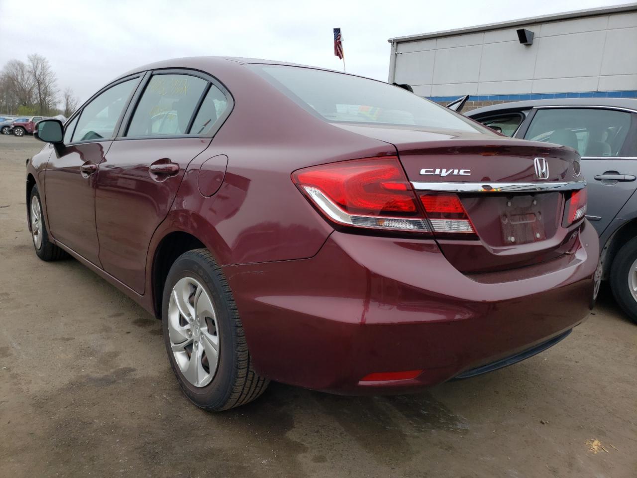Photo 3 from auction – 2013 HONDA CIVIC LX with VIN 2HGFB2F53DH596002